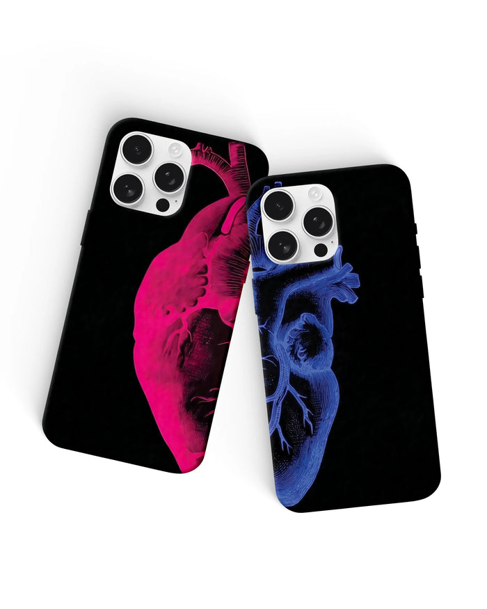 Anatomical Heart Couple Phone Cases