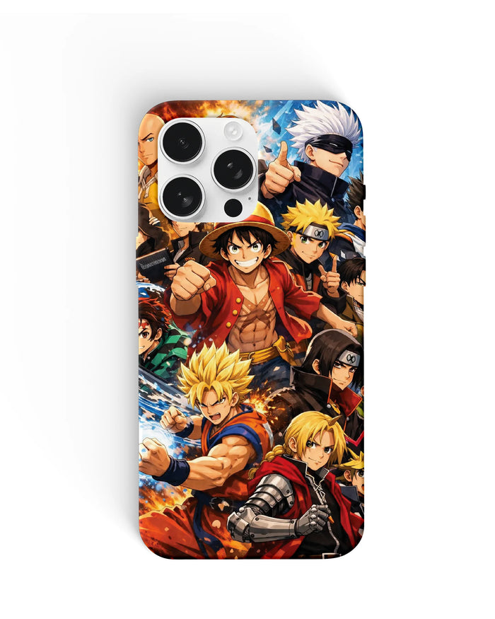 Anime Heroes Collage Phone Cases