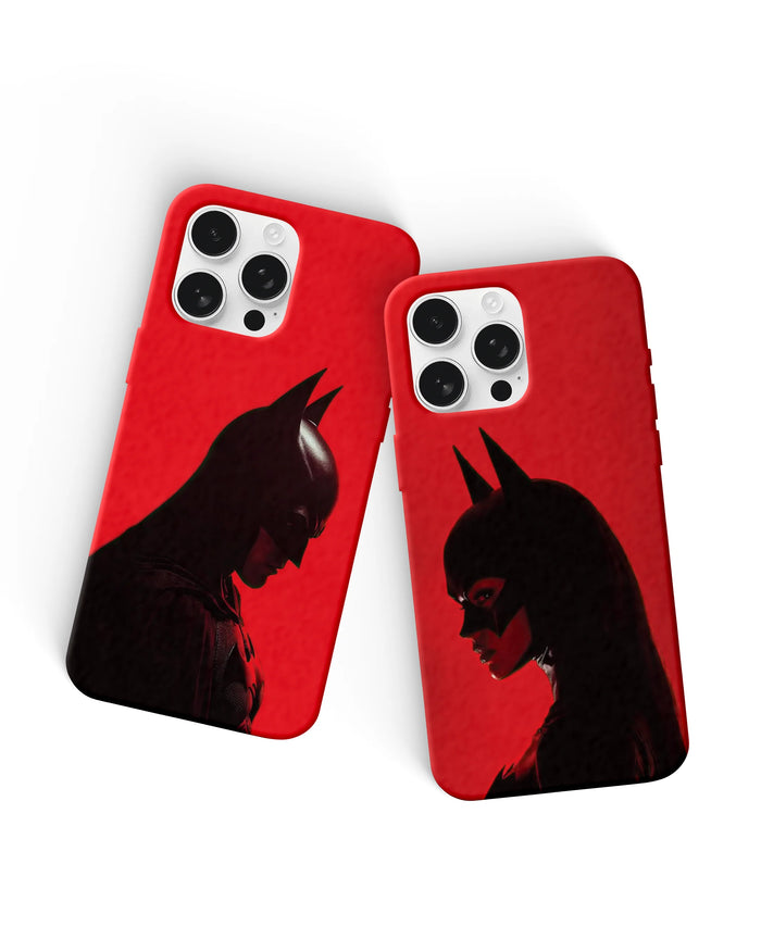 Batman and Catwoman Couple Phone Cases