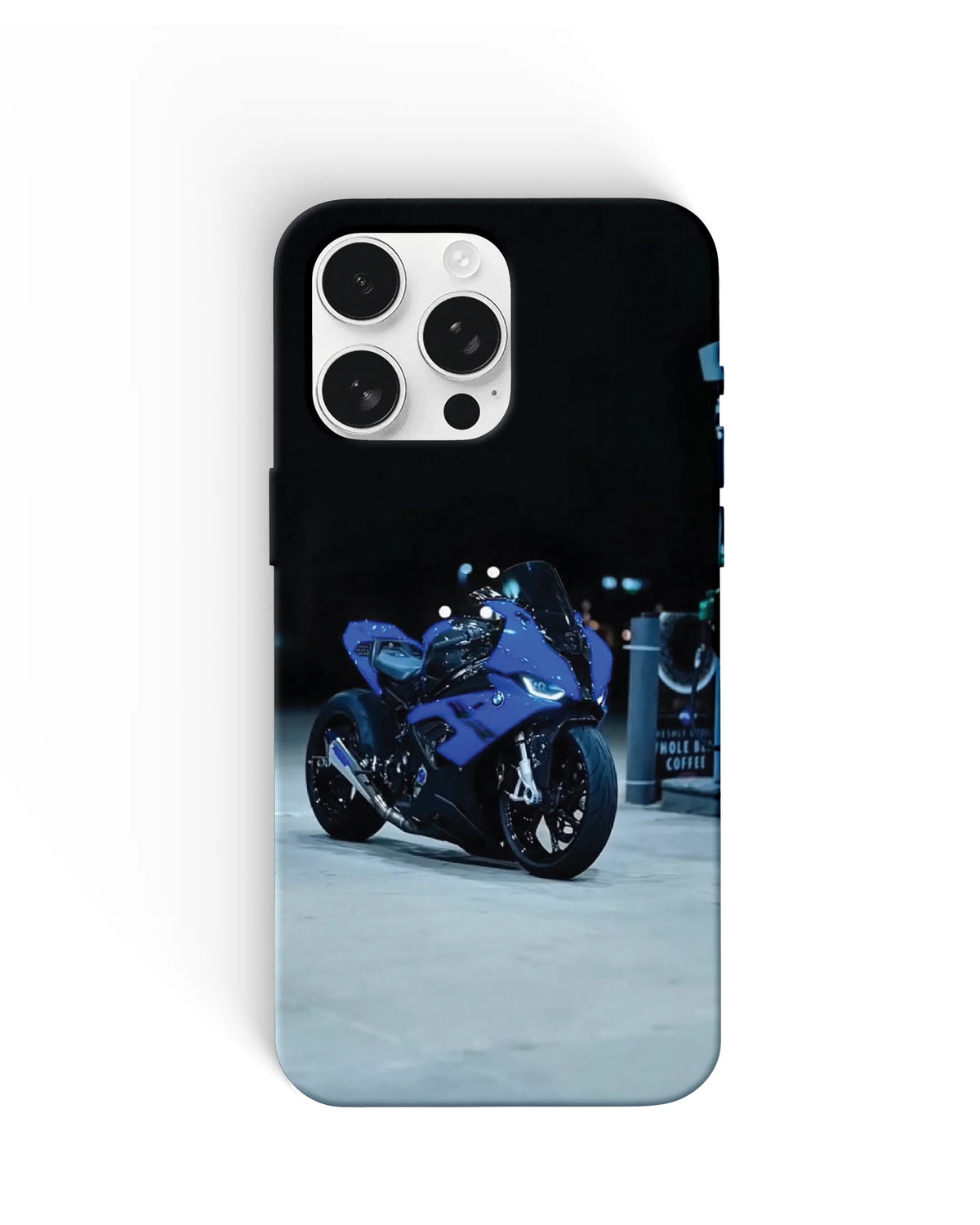 Blue Sport Bike Phone Cases