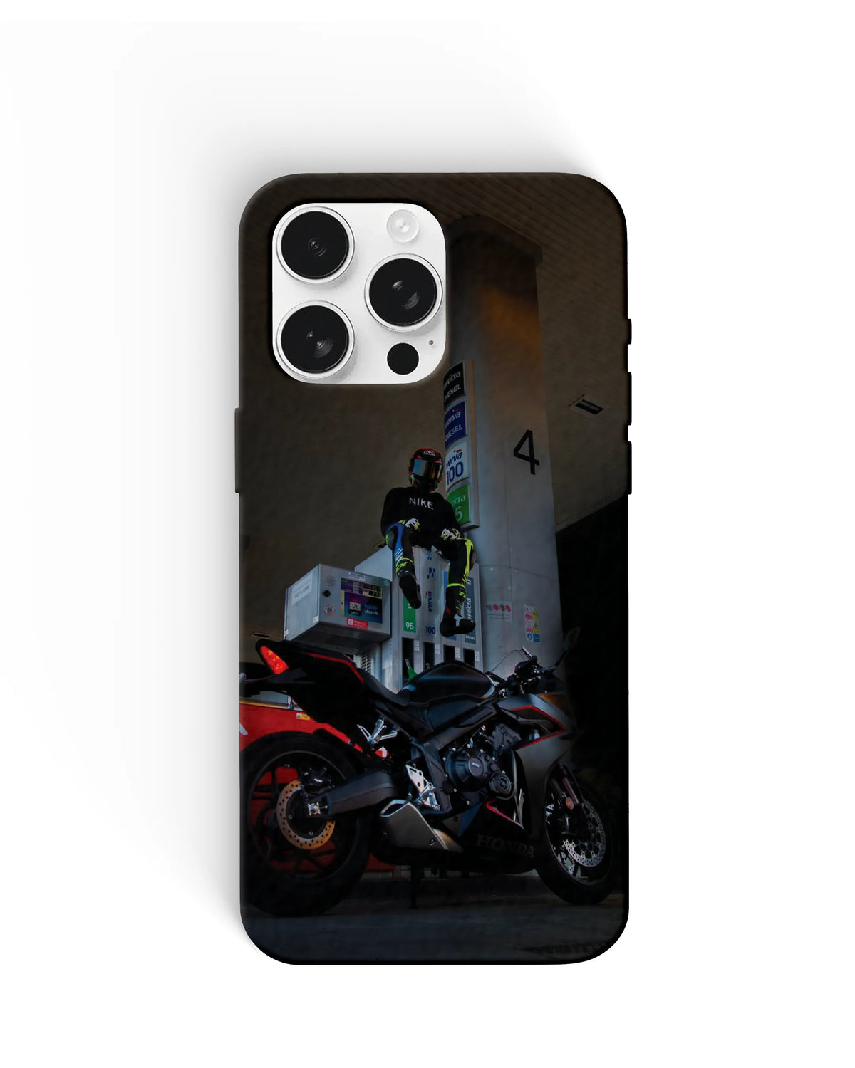 Gas Station Motorcycle Phone Cases