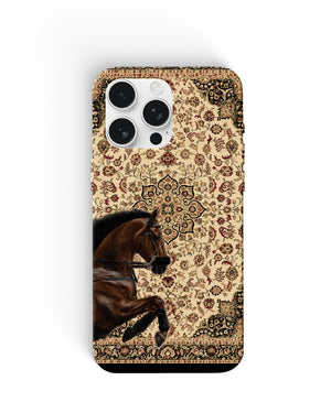 Horse Beige Carpet Phone Cases