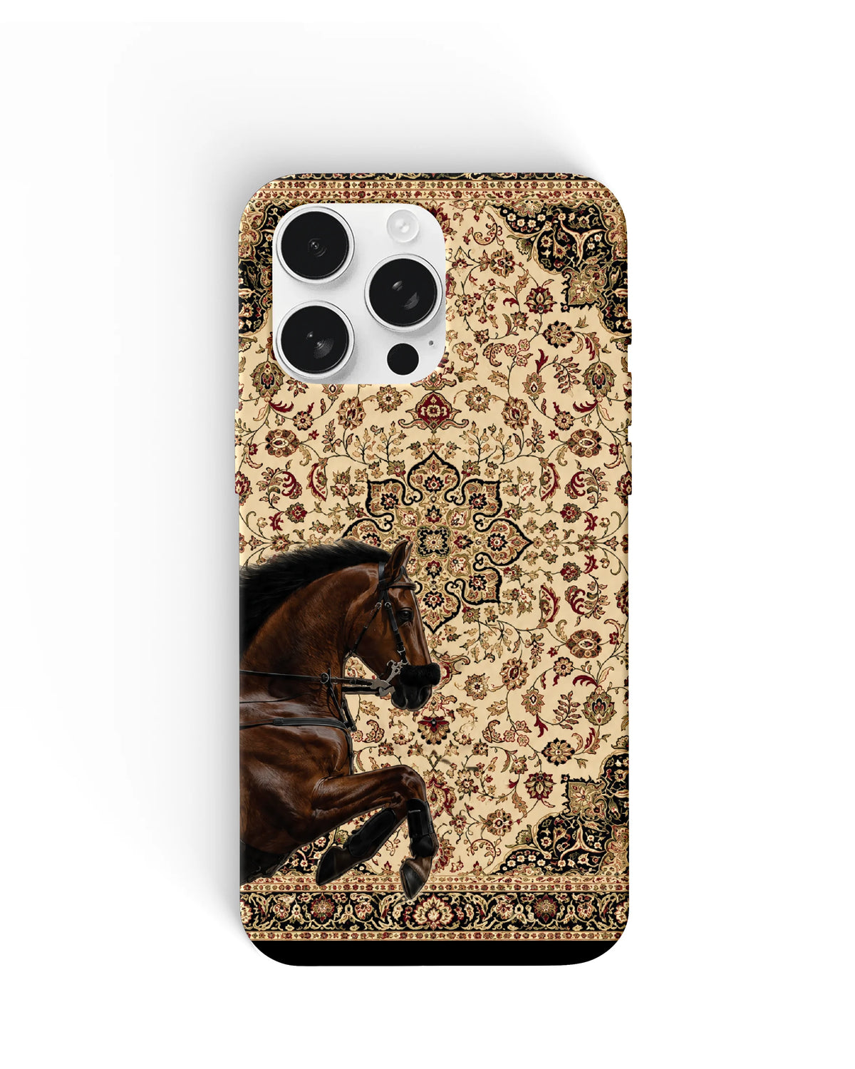 Horse Beige Carpet Phone Cases
