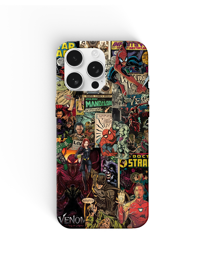 Marvel Comics Collage Phone Cases