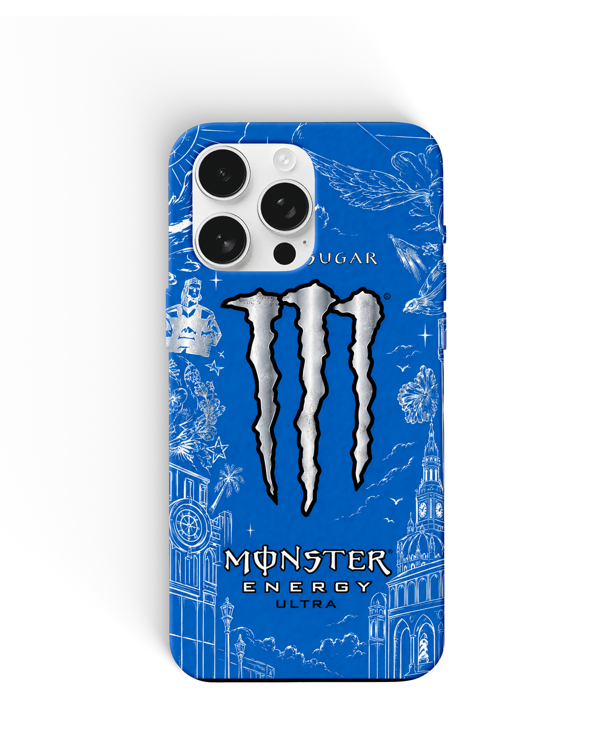 Monster Energy Ultra Blue Phone Cases