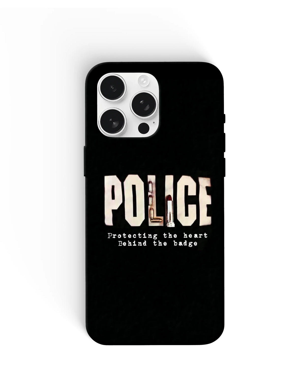 Police Typography Phone Cases