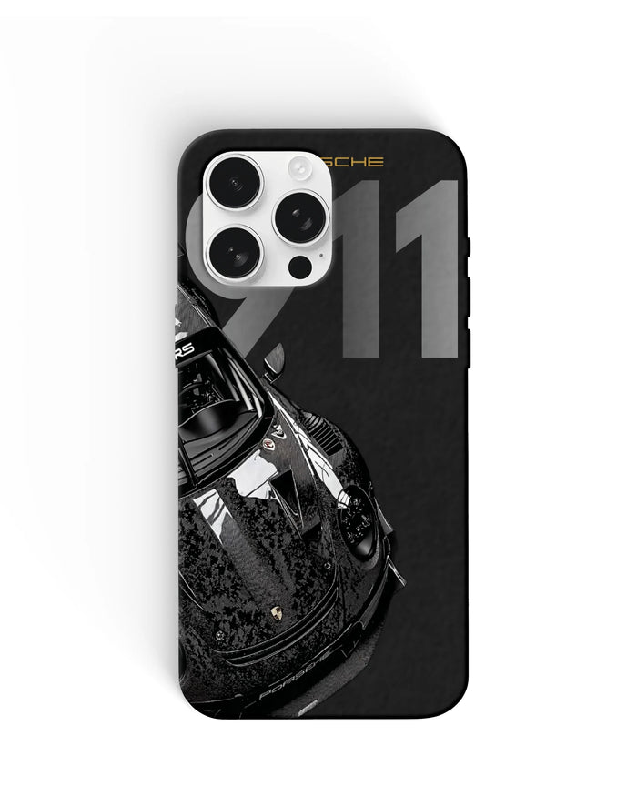 Porsche 911 Black Phone Cases