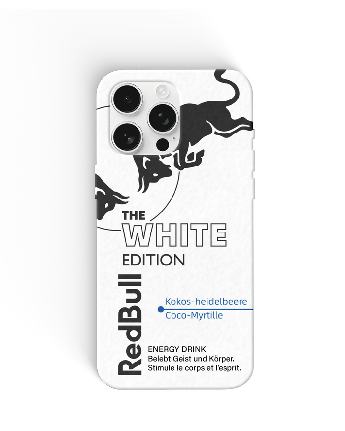 Red Bull White Edition Phone Cases