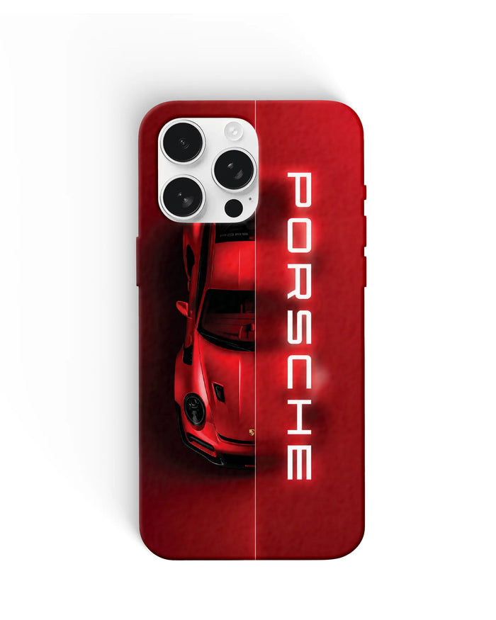 Red Porsche Side Phone Cases