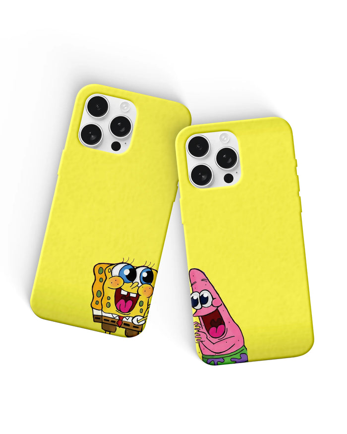 SpongeBob and Patrick Couple Phone Cases