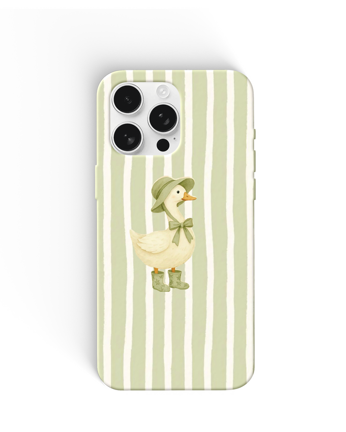 Striped Duck Phone Cases