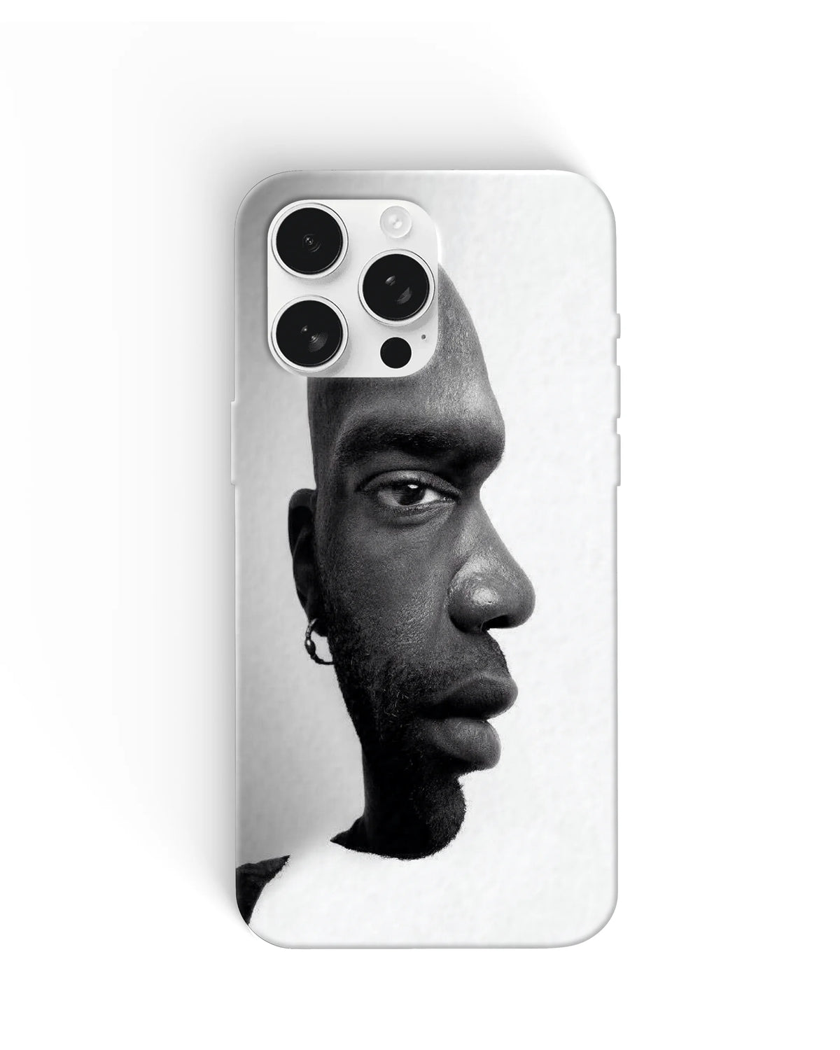 Black and White Portrait Phone Cases
