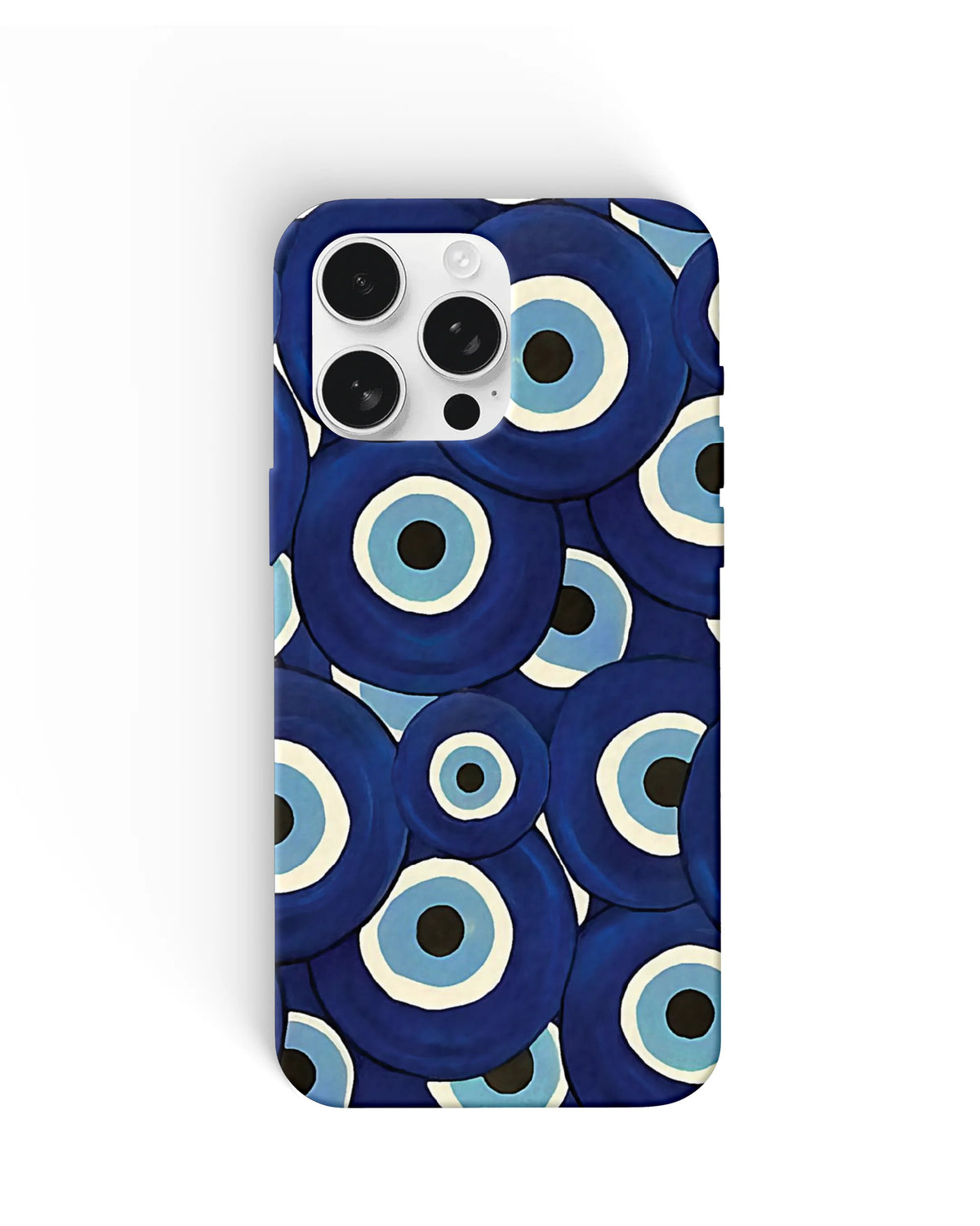 Blue Evil Eye Pattern Phone Cases