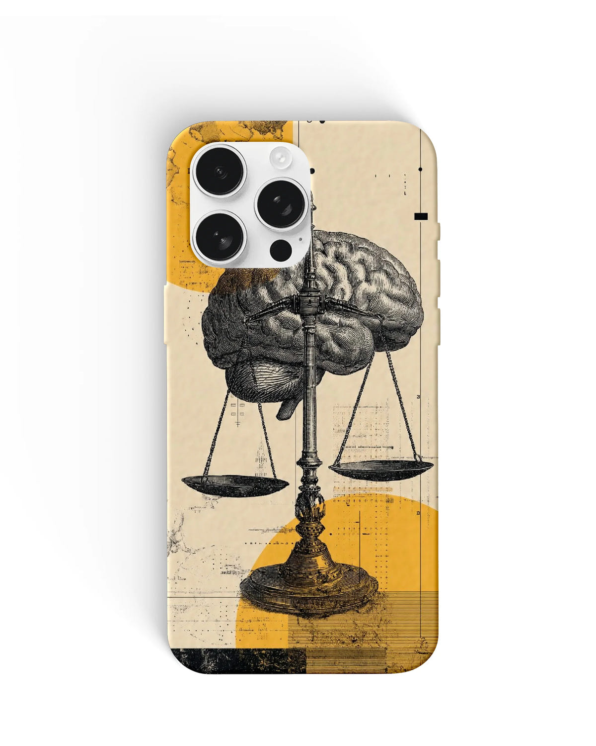 Brain Justice Scales Phone Cases