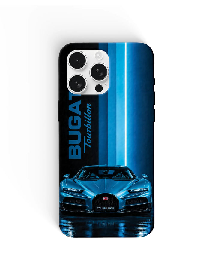 Bugatti Chiron Blue Phone Cases