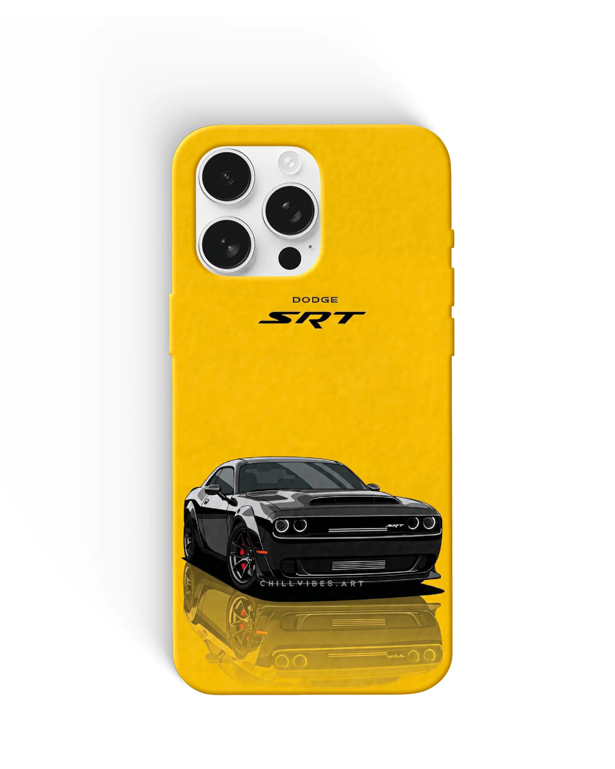 Dodge SRT Yellow Phone Cases