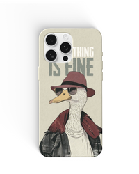 Everything Is Fine Duck Phone Cases