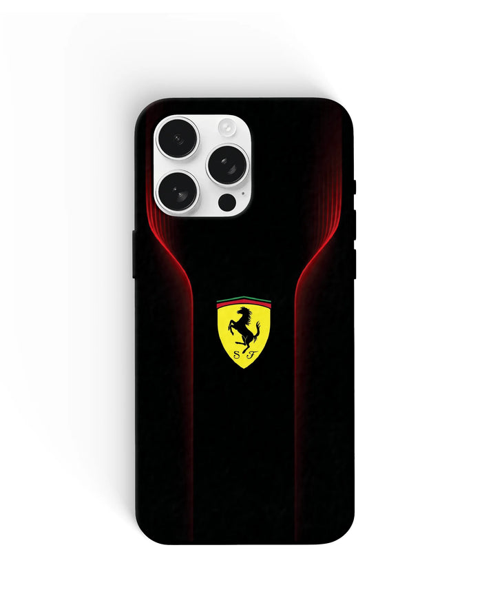 Ferrari Black Red Phone Cases