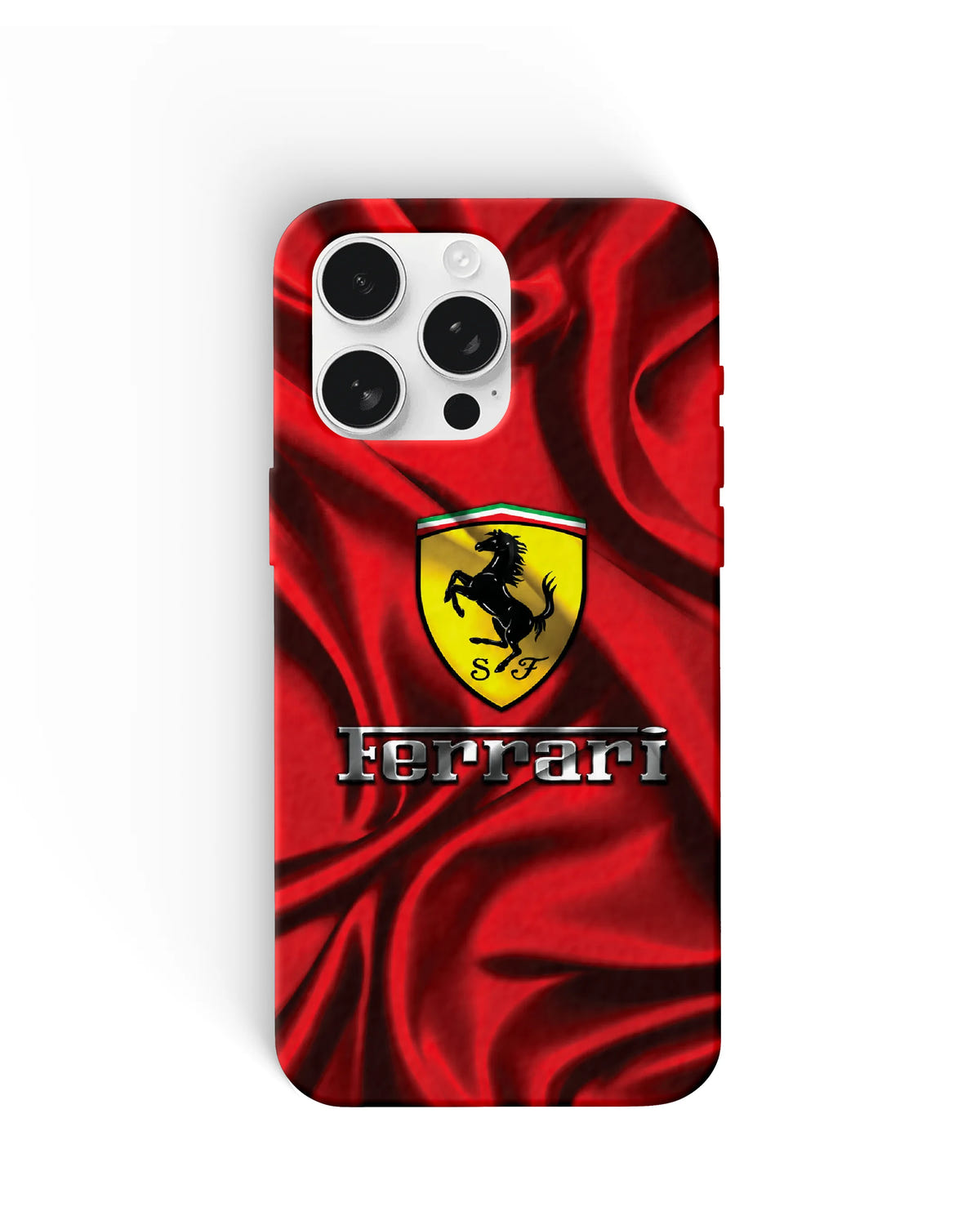 Ferrari Red Silk Phone Cases