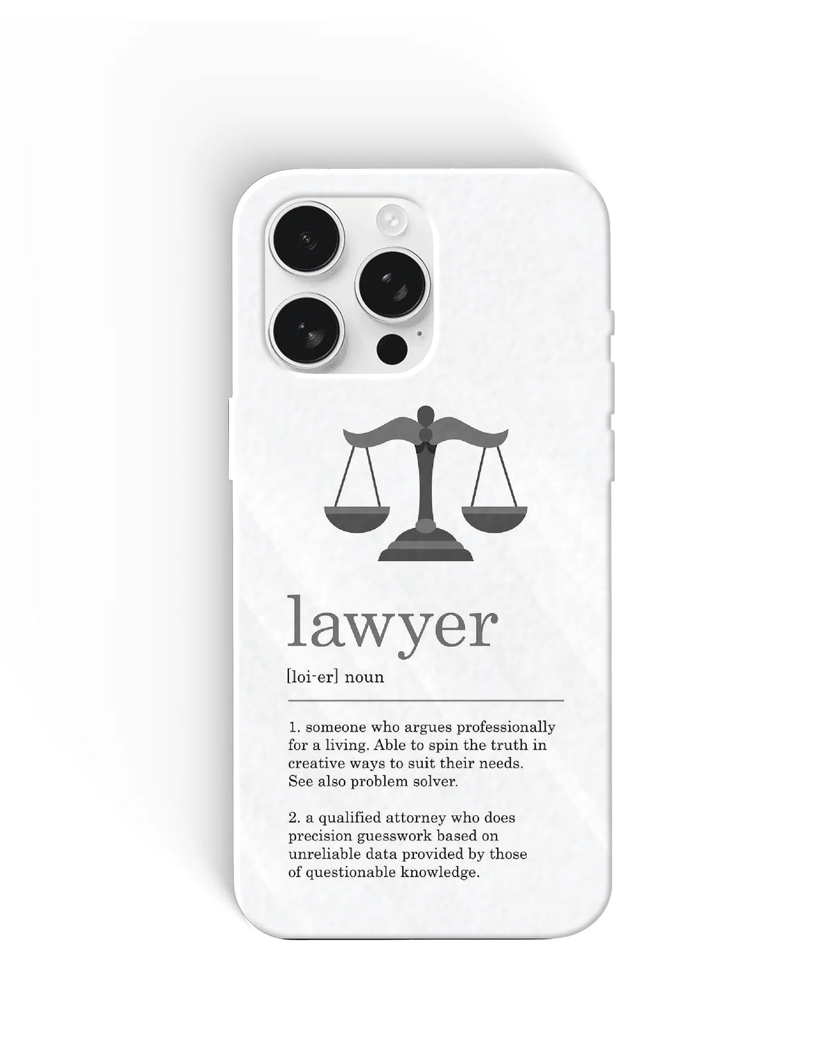 Lawyer Definition Phone Cases