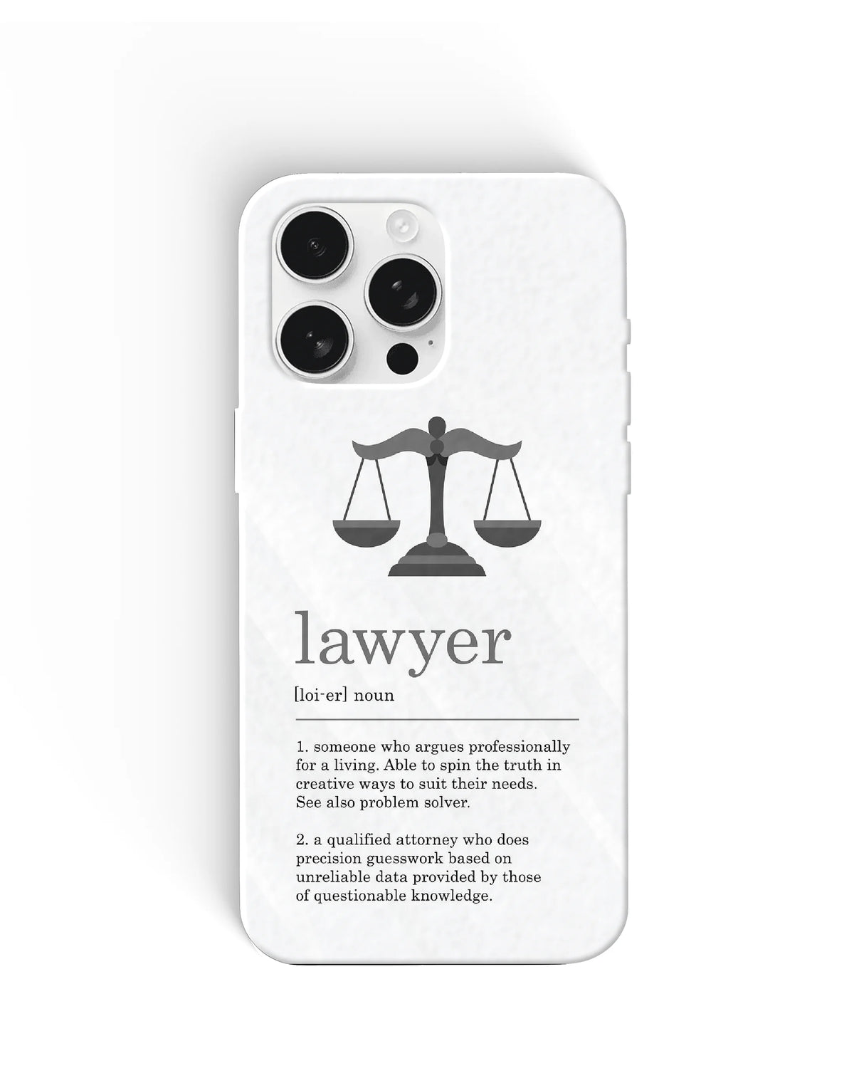 Lawyer Definition Phone Cases