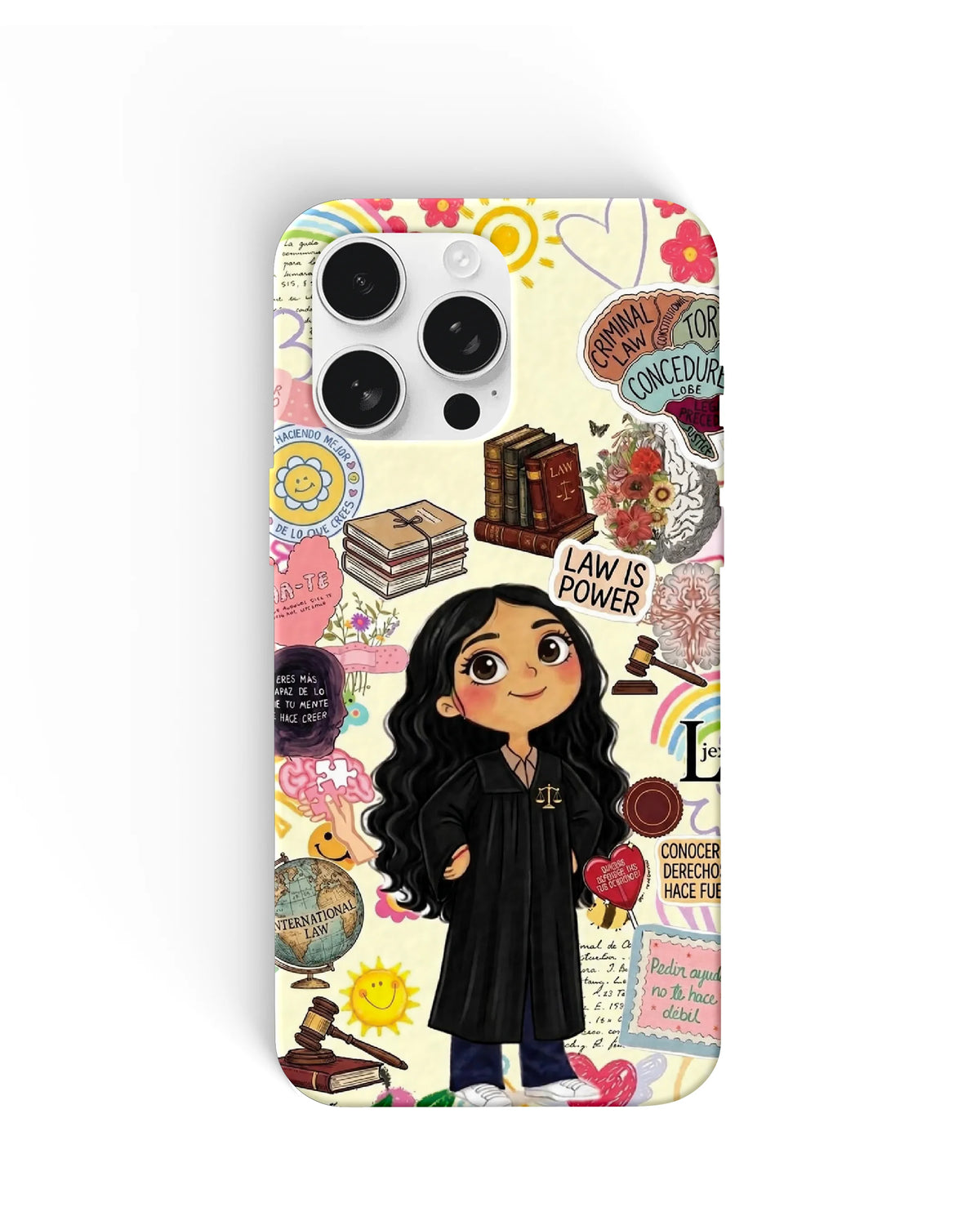 Lawyer Girl Collage Phone Cases