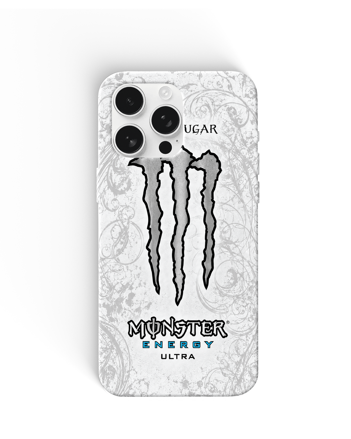 Monster Energy Ultra White Phone Cases