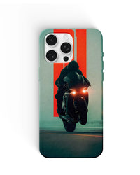 Orange Headlight Bike Phone Cases