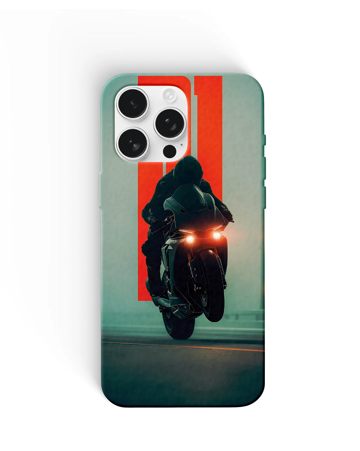 Orange Headlight Bike Phone Cases