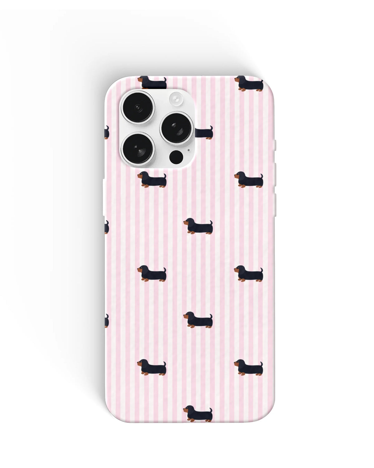 Pink Dog Pattern Phone Cases