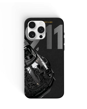 Porsche 911 Black Phone Cases