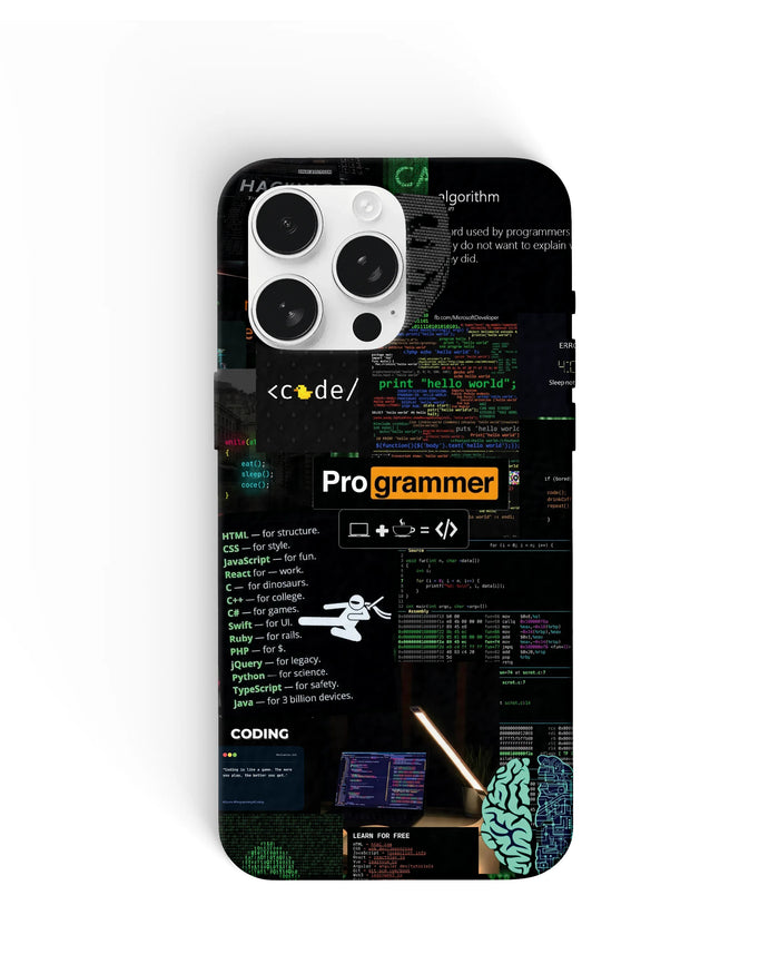 Programmer Collage Phone Cases