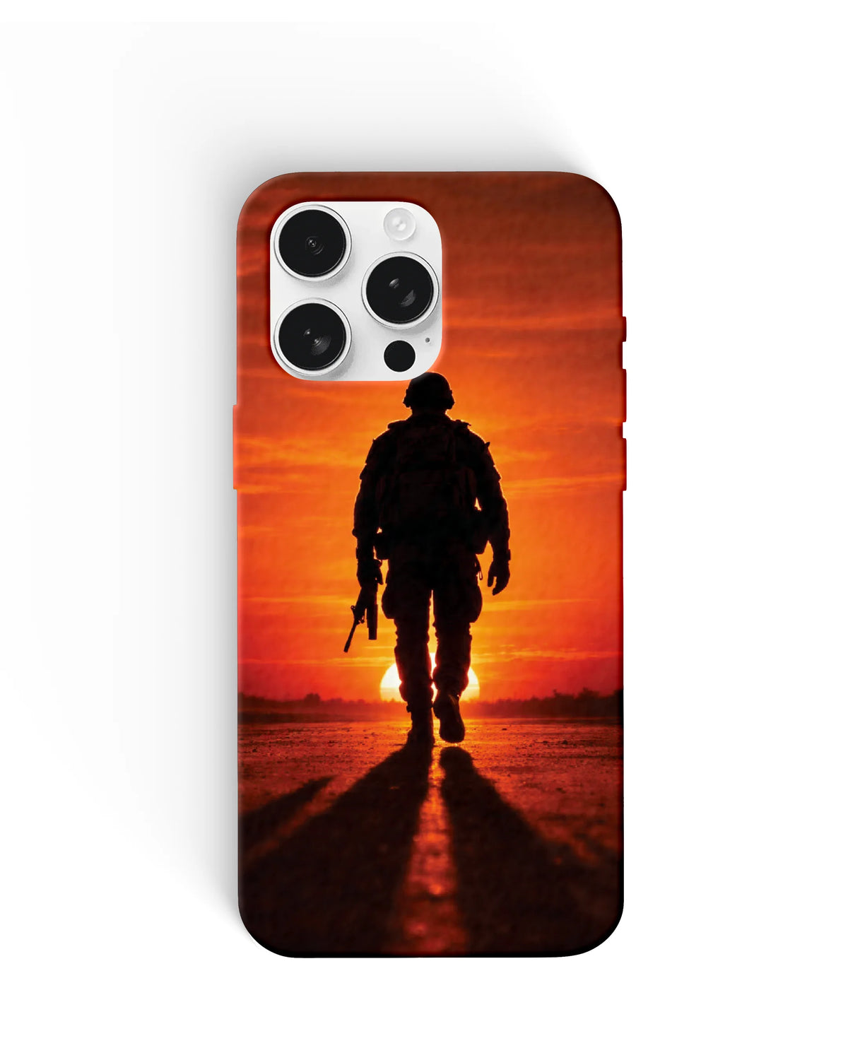 Soldier Sunset Phone Cases