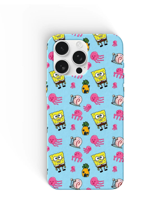 SpongeBob Friends Pattern Phone Cases