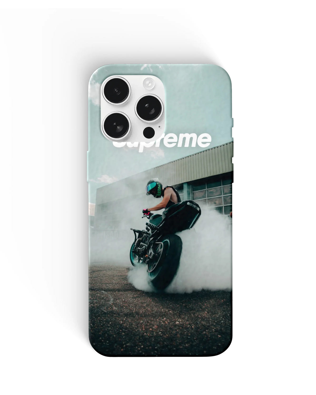 Supreme Bike Burnout Phone Cases