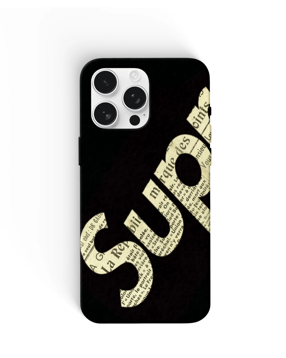 Supreme Newspaper Phone Cases